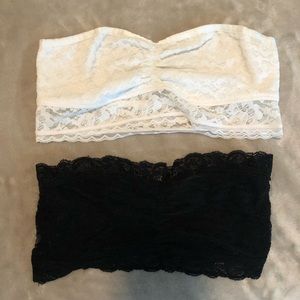 Aerie set of two lace bandeaus